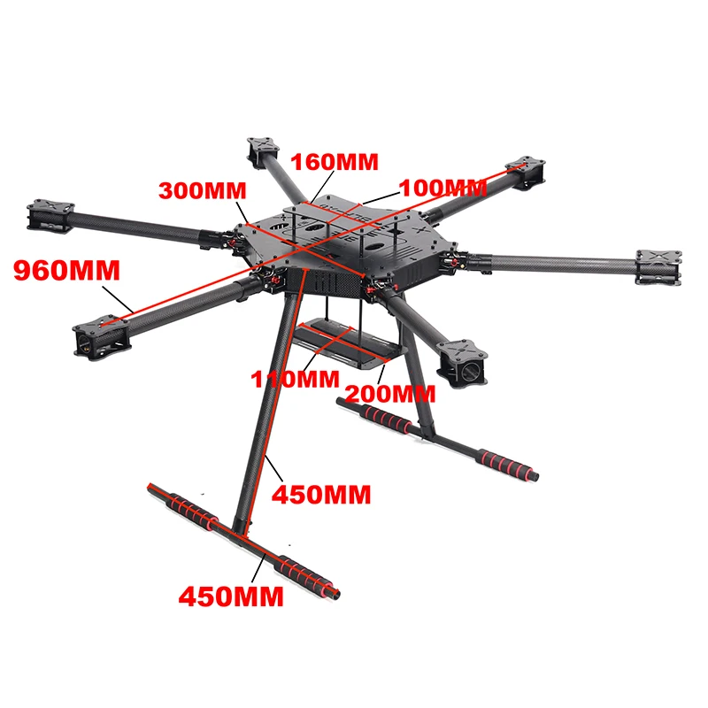 Kit de Braços Dobráveis em Fib - Drone Kit Heavy Lift avaliação e preço