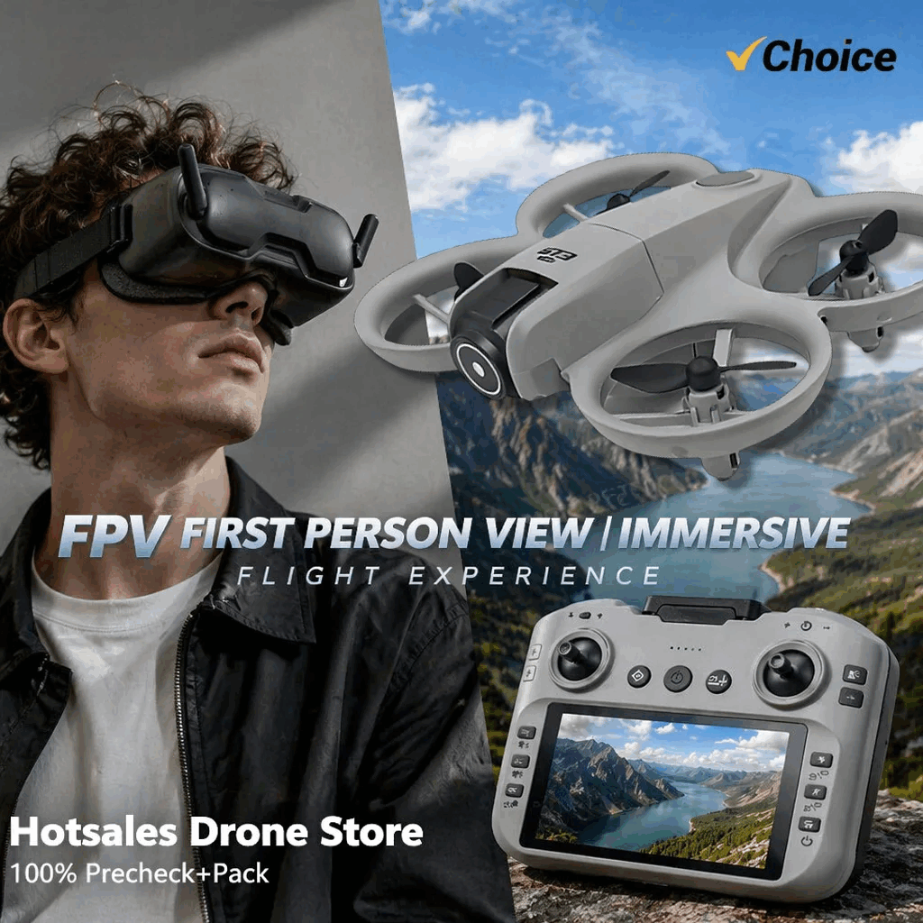Drone Mini GT3 4K/8K HD Profis - Drone Kit Tricopter avaliação e preço